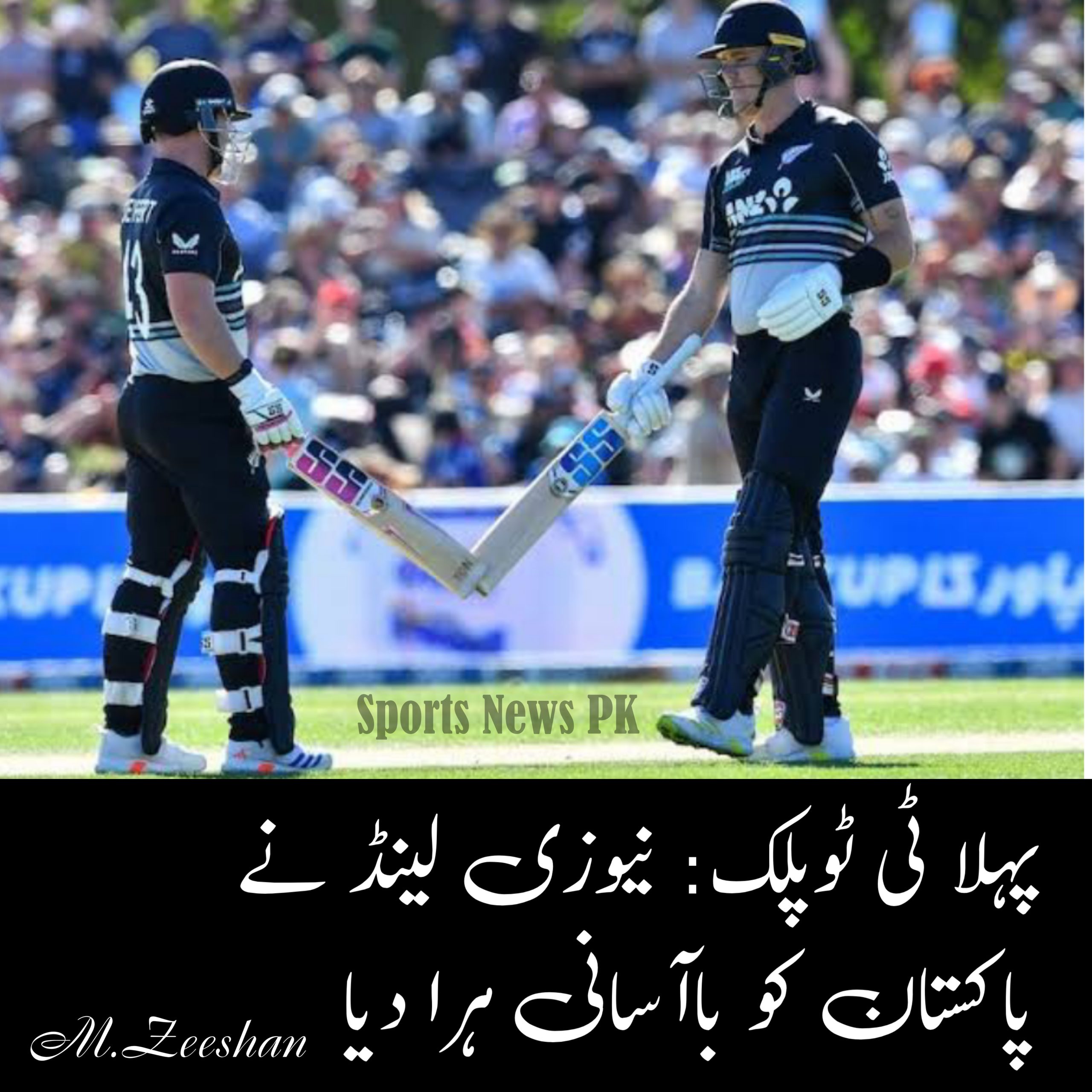 نیوزی لینڈ کی پاکستان کے خلاف یکطرفہ فتح، سیریز میں 0-1 کی برتری